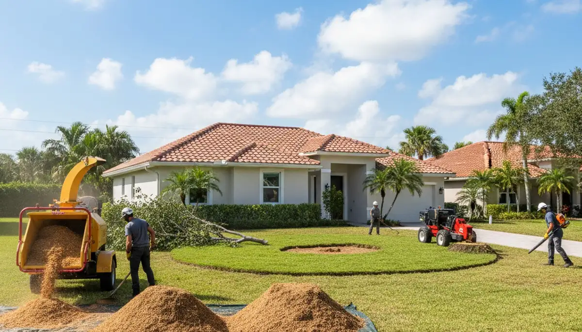 Complete tree removal and yard restoration by licensed crew in Fort Lauderdale, FL