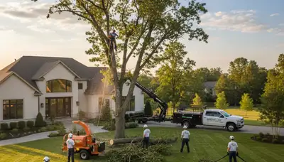 Professional lawn and tree service team in Fort Lauderdale FL maintaining healthy coastal landscapes