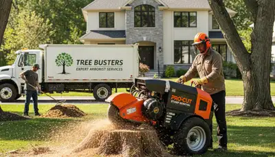 Professional stump removal service in Fort Lauderdale FL restoring clean, safe residential landscape