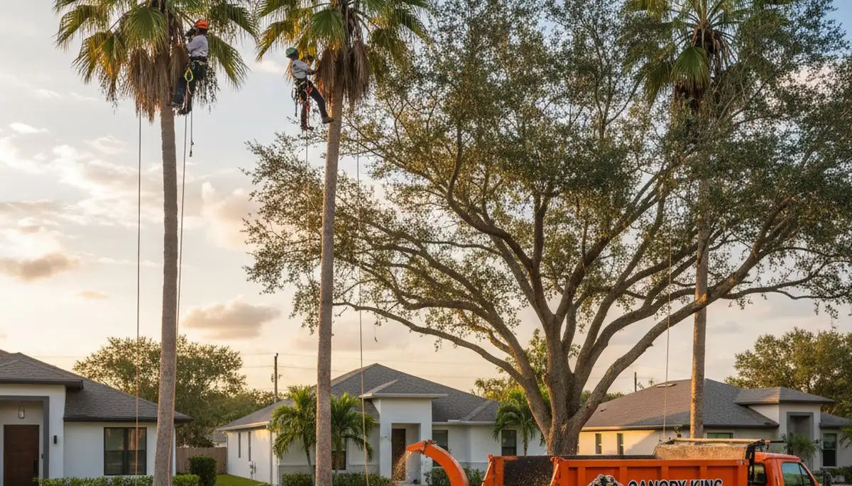 Professional tree removal service in Fort Lauderdale FL safely clearing hazardous trees