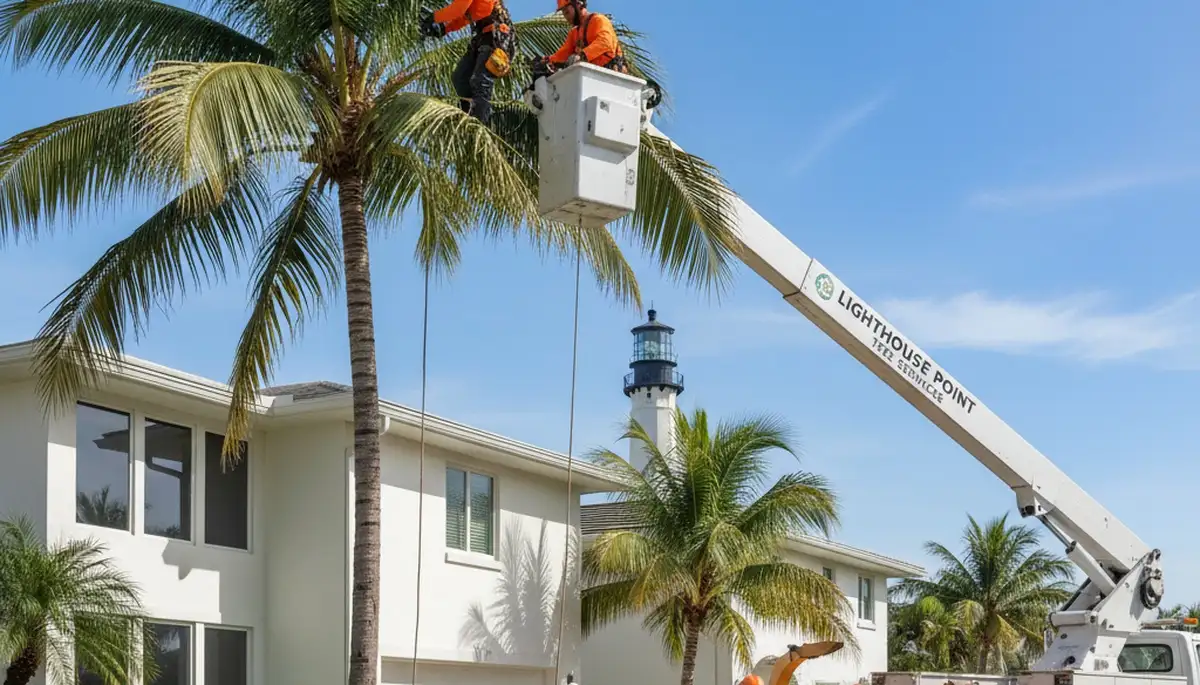 Professional tree removal service in Fort Lauderdale FL safely clearing large trees