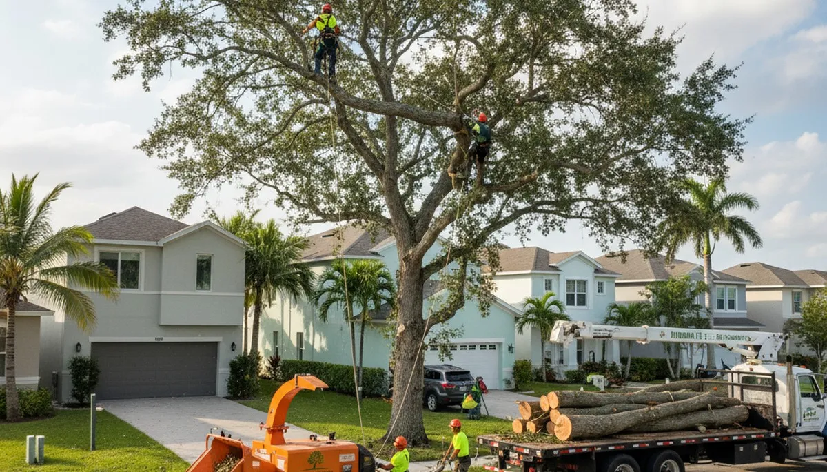 Professional tree removal service in Fort Lauderdale FL by certified arborists