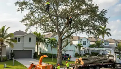 Professional tree removal service in Fort Lauderdale FL by certified arborists